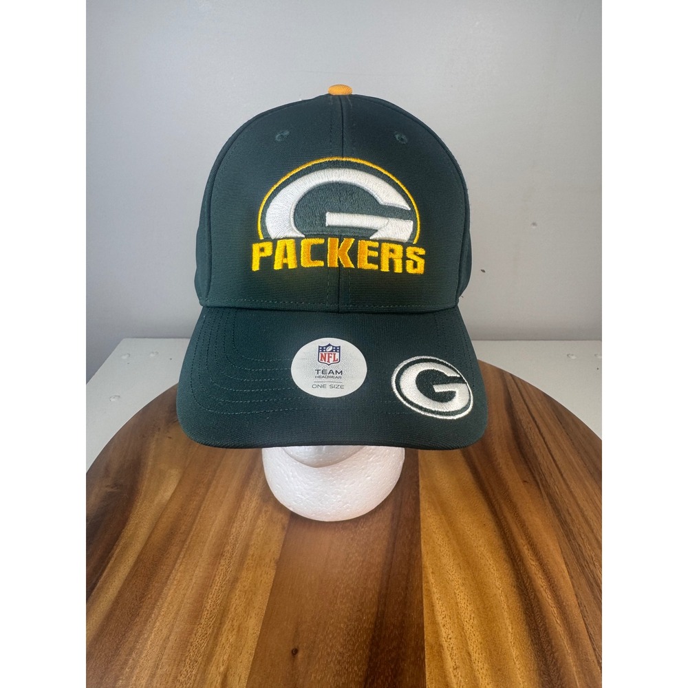 Green Bay Packers NFL Team Headwear Hat Cap One Size Baseball‎